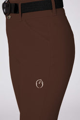 MOLVENO WOMEN'S RIDING BREECHES WITH FULL GRIP - TK FABRIC - Scuba blue | Vestrum