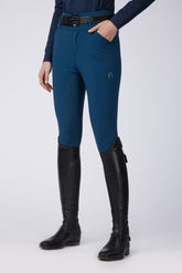 MOLVENO WOMEN'S RIDING BREECHES WITH FULL GRIP - TK FABRIC - Black | Vestrum
