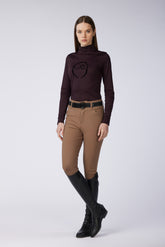 MOLVENO WOMEN'S RIDING BREECHES WITH FULL GRIP - Blue navy | Vestrum