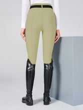 MOLVENO  PANTALONI DA EQUITAZIONE DONNA CON GRIP AL GINOCCHIO - TESSUTO TK - Nero | Vestrum