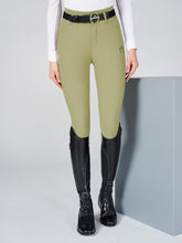 MOLVENO  PANTALONI DA EQUITAZIONE DONNA CON GRIP AL GINOCCHIO - TESSUTO TK - Nero | Vestrum