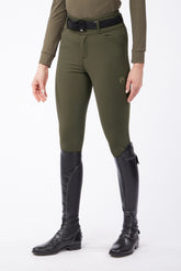 MOLVENO WOMEN'S RIDING BREECHES WITH KNEE GRIP - TK FABRIC - Black | Vestrum