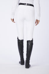 MARILEVA WOMEN'S RIDING BREECHES WITH KNEE GRIP - TK FABRIC - Optical white | Vestrum