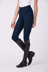 MEGEVE LEGGINGS DA EQUITAZIONE DA DONNA CON FULL GRIP - Nero | Vestrum