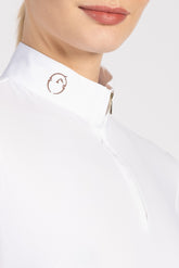 MAHON CAMICIA DA CONCORSO DONNA A MANICA CORTA  - Bianco ottico | Vestrum