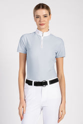 MAHON WOMEN'S SHORT-SLEEVED SHOW SHIRT - Optical white | Vestrum