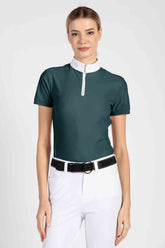 MAHON WOMEN'S SHORT-SLEEVED SHOW SHIRT - Optical white | Vestrum