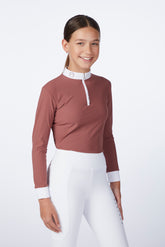 CAMICIA DA SPETTACOLO PER RAGAZZE MAHON A MANICHE LUNGHE - Bianco ottico | Vestrum