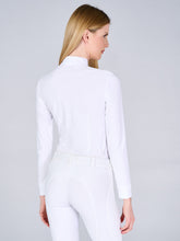 MAHON CAMICIA DA COMPETIZIONE DA DONNA CON MANICA LUNGA - Blu oceano | Vestrum