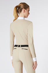 MAHON CAMICIA DA COMPETIZIONE DA DONNA CON MANICA LUNGA - Blu oceano | Vestrum