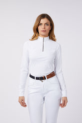 VILLANOVA WOMEN'S LONG SLEEVE COMPETITION SHIRT - Optical white | Vestrum