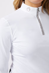 VILLANOVA WOMEN'S LONG SLEEVE COMPETITION SHIRT - Optical white | Vestrum