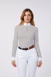 VILLANOVA WOMEN'S LONG SLEEVE COMPETITION SHIRT - Optical white | Vestrum