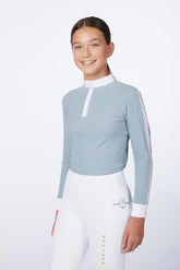 MAGLIA DA CORSA A MANICHE LUNGHE PER BAMBINE GRAZ - Nuvola blu | Vestrum