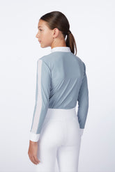 MAGLIA DA CORSA A MANICHE LUNGHE PER BAMBINE GRAZ - Nuvola blu | Vestrum