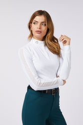 GRAZ WOMEN'S LONG SLEEVE COMPETITION SHIRT - Optical white | Vestrum
