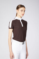 ALIMINI CAMICIA DA GARA A MANICHE CORTE DA DONNA  - Bianco ottico | Vestrum