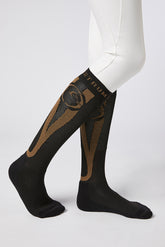 ROBBIO ULTRA LIGHT RIDING SOCKS - Black/pearl grey | Vestrum