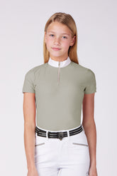 MANAROLA GIRL'S SHORT SLEEVES COMPETITION SHIRT - Optical white | Vestrum