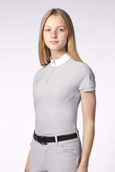 MANAROLA GIRL'S SHORT SLEEVES COMPETITION SHIRT - Optical white | Vestrum