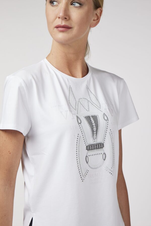 CATANIA T-SHIRT DA DONNA CON DISEGNO EQUESTRE - immagine 4