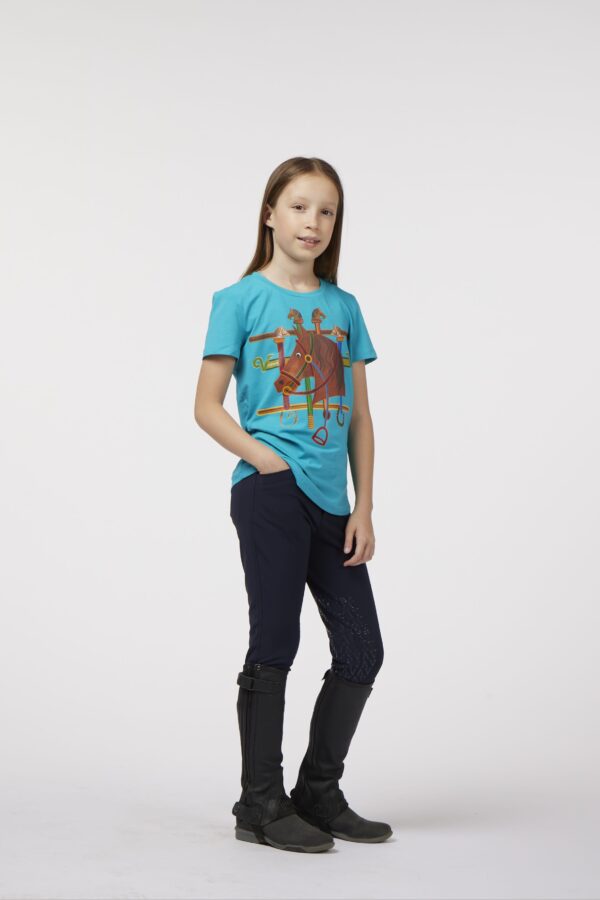 LAMPEDUSA T-SHIRT DA BAMBINA CON DISEGNO EQUESTRE - immagine 3